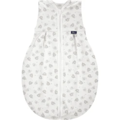 Alvi® Schlafsack Jersey Light Streifenfant Beige