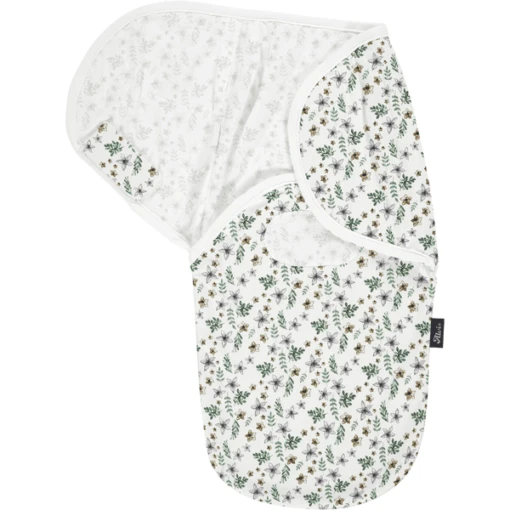 Alvi® Wickeltuch Harmonie Petite Fleurs Grün/weiß -Geschäft Für Babyschlafsackzubehör alvi wickeltuch harmonie petite fleurs gruen weiss a383524