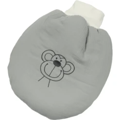 Be Be 's Collection Musselin Strampelsäckchen Leicht Wattiert Grau