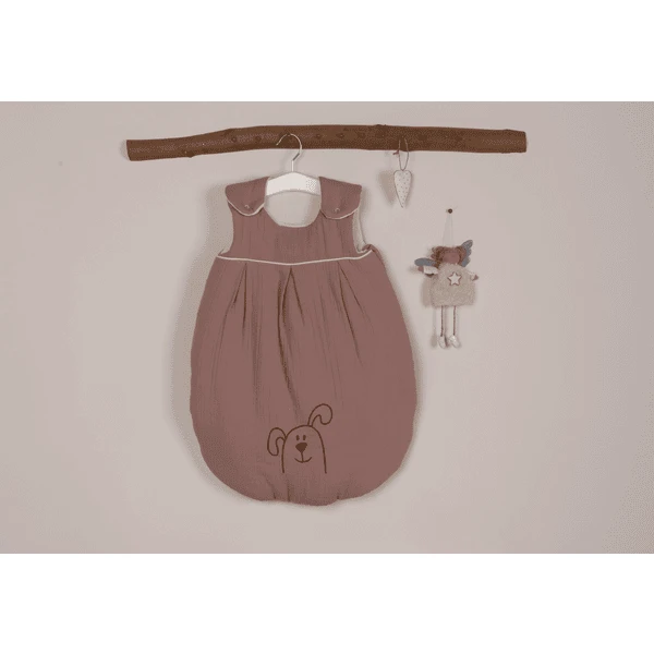 Be Be 's Collection Musselin Winter-Schlafsack Wattiert Altrosa 4 Be Be 's Collection Musselin Winter-Schlafsack Wattiert Altrosa – Bild 2
