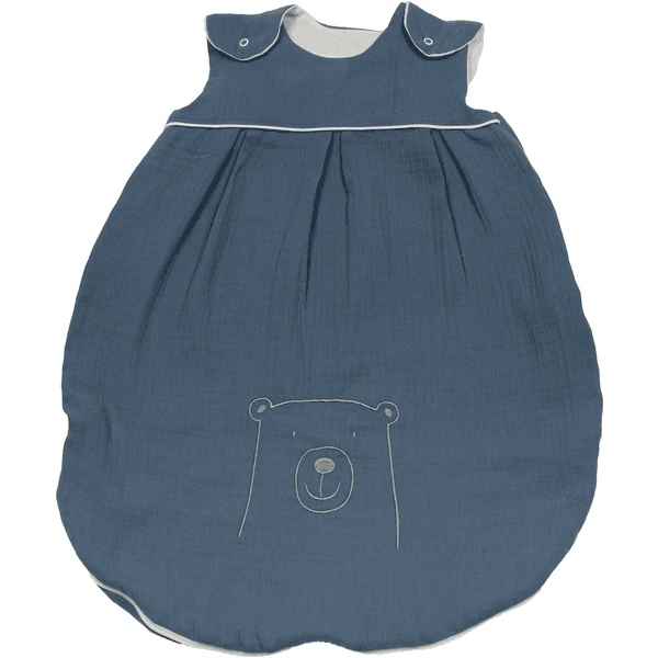 Be Be 's Collection Musselin Winter-Schlafsack Wattiert Dunkelblau 3 Be Be 's Collection Musselin Winter-Schlafsack Wattiert Dunkelblau