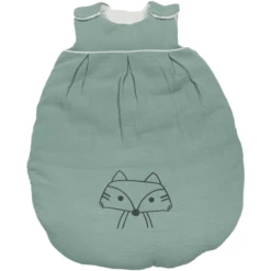 Be Be 's Collection Musselin Winter-Schlafsack Wattiert Grün