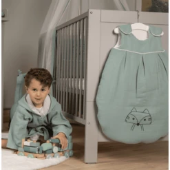 Be Be 's Collection Musselin Winter-Schlafsack Wattiert Grün -Geschäft Für Babyschlafsackzubehör be be s collection musselin winter schlafsack wattiert gruen a326668 3