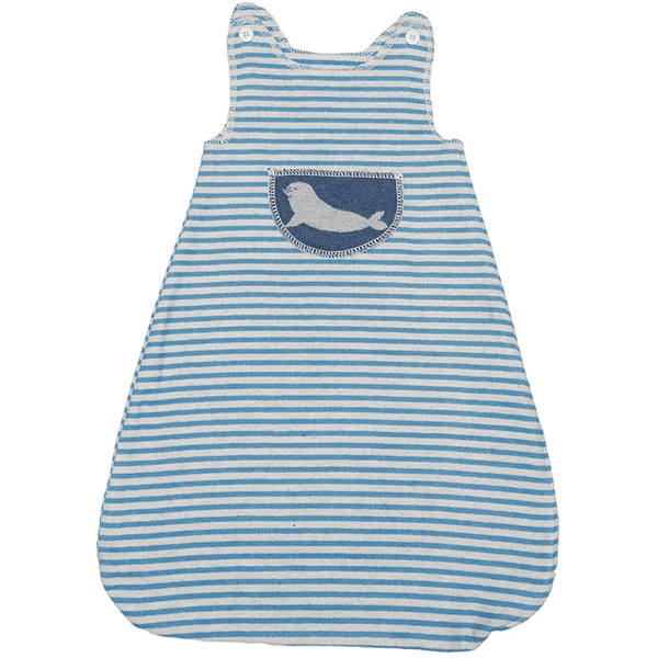 DAVID FUSSENEGGER Flanell-Schlafsack Robbe Blau 3 DAVID FUSSENEGGER Flanell-Schlafsack Robbe Blau