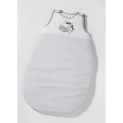 Easy Baby Schlafsack Zebra Grau, Weiß