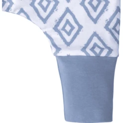 Emma & Noah Schlafsack Mit Füßen Rauten Blau -Geschäft Für Babyschlafsackzubehör emma noah schlafsack mit fuessen rauten blau a312663 5