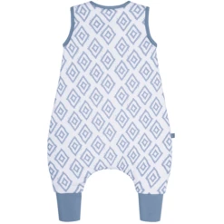Emma & Noah Schlafsack Mit Füßen Rauten Blau TOG 2.5 -Geschäft Für Babyschlafsackzubehör emma noah schlafsack mit fuessen rauten blau tog 2 5 a312730 1