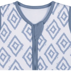 Emma & Noah Schlafsack Mit Füßen Rauten Blau TOG 2.5 -Geschäft Für Babyschlafsackzubehör emma noah schlafsack mit fuessen rauten blau tog 2 5 a312730 4