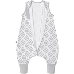 Emma & Noah Schlafsack Mit Füßen Rauten Grau -Geschäft Für Babyschlafsackzubehör emma noah schlafsack mit fuessen rauten grau a312667 3