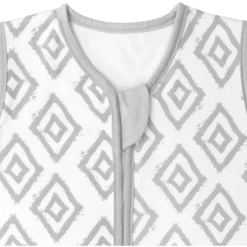 Emma & Noah Schlafsack Mit Füßen Rauten Grau -Geschäft Für Babyschlafsackzubehör emma noah schlafsack mit fuessen rauten grau a312667 4