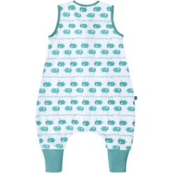 Emma & Noah Schlafsack Mit Füßen Wal Blau -Geschäft Für Babyschlafsackzubehör emma noah schlafsack mit fuessen wal blau a312666 1