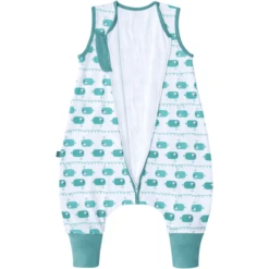 Emma & Noah Schlafsack Mit Füßen Wal Blau -Geschäft Für Babyschlafsackzubehör emma noah schlafsack mit fuessen wal blau a312666 3
