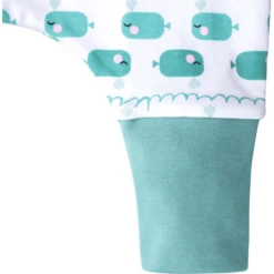 Emma & Noah Schlafsack Mit Füßen Wal Blau -Geschäft Für Babyschlafsackzubehör emma noah schlafsack mit fuessen wal blau a312666 5