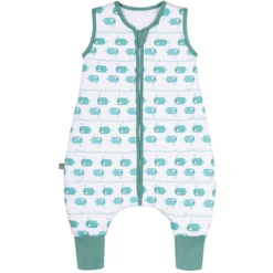 Emma & Noah Schlafsack Mit Füßen Wal Blau TOG 2.5