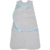 HALO® SleepSack® Ideal Temp Wickelschlafsack 1,5 TOG Heather Gray/Aqua -Geschäft Für Babyschlafsackzubehör halo sleepsack ideal temp wickelschlafsack 1 5 tog heather gray aqua a388716