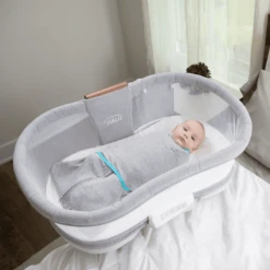 HALO® SleepSack® Ideal Temp Wickelschlafsack 1,5 TOG Heather Gray/Aqua -Geschäft Für Babyschlafsackzubehör halo sleepsack ideal temp wickelschlafsack 1 5 tog heather gray aqua a388716 7