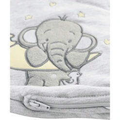 Jacky Schlafsack 60gr ELEPHANT Hellgrau Melange -Geschäft Für Babyschlafsackzubehör jacky schlafsack 60gr elephant hellgrau melange a413157 1