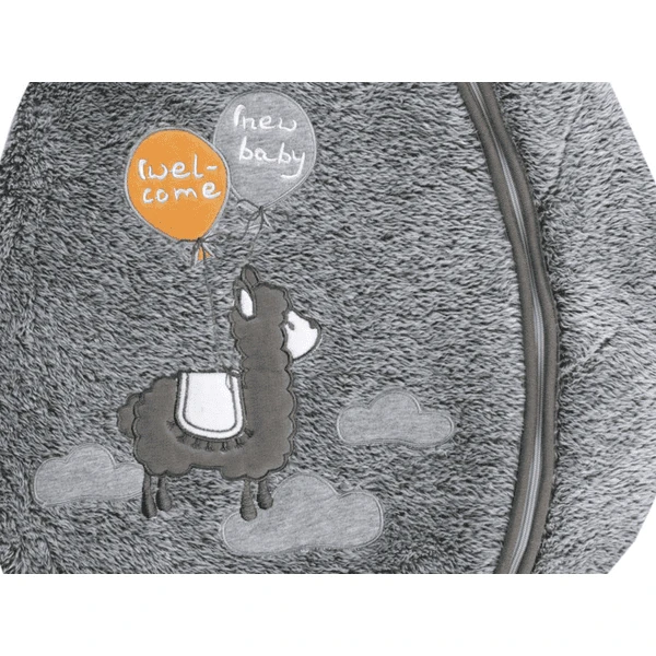 Jacky Schlafsack Graumelange Lama 5 Jacky Schlafsack Graumelange Lama – Bild 3