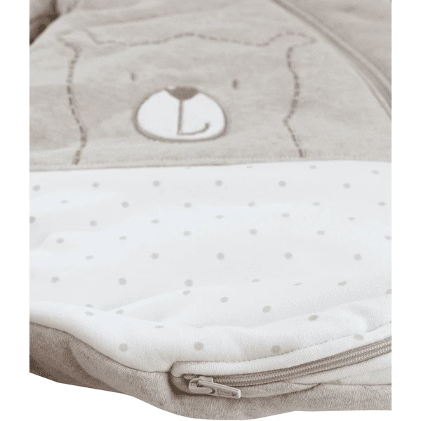 JACKY Schlafsack Hello World Wattiert Beige-melange 5 JACKY Schlafsack Hello World Wattiert Beige-melange – Bild 3