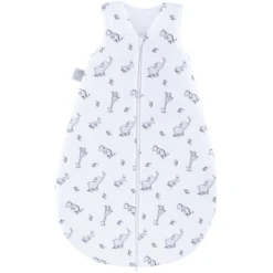 JULIUS ZÖLLNER Kuschelschlafsack Gr. 70-110cm Safari Weiß/grau