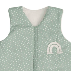 JULIUS ZÖLLNER Sommerschlafsack Punkte Salbei -Geschäft Für Babyschlafsackzubehör julius zoellner sommerschlafsack punkte salbei a331078 1