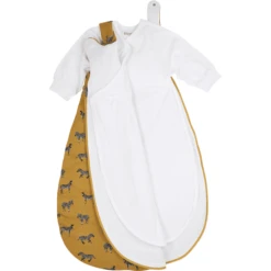 Meyco Schlafsack Jersey 2-tlg Zebra Animal Honey Gold -Geschäft Für Babyschlafsackzubehör meyco schlafsack jersey 2 tlg zebra animal honey gold a329464 1