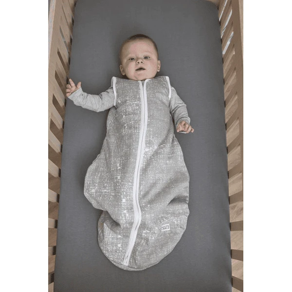 Meyco Schlafsack Rund Gefüttert Fine Lines Grau 5 Meyco Schlafsack Rund Gefüttert Fine Lines Grau – Bild 3