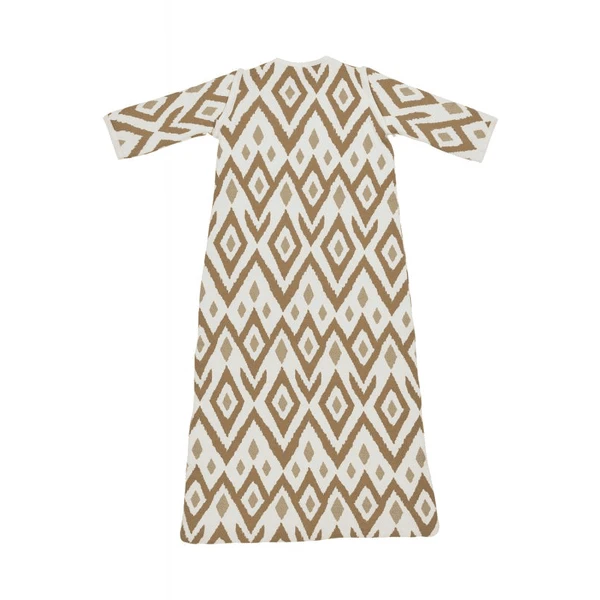 Meyco Winterschlafsack Abnehmbare Ärmel Ikat Sand 4 Meyco Winterschlafsack Abnehmbare Ärmel Ikat Sand – Bild 2