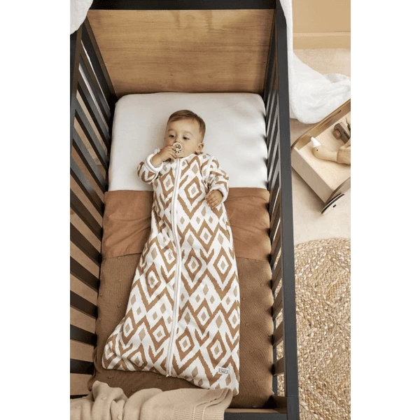 Meyco Winterschlafsack Abnehmbare Ärmel Ikat Sand 7 Meyco Winterschlafsack Abnehmbare Ärmel Ikat Sand – Bild 5