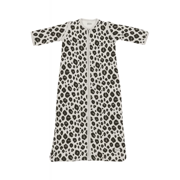 Meyco Winterschlafsack Abnehmbare Ärmel Leopard Sand Melange 3 Meyco Winterschlafsack Abnehmbare Ärmel Leopard Sand Melange