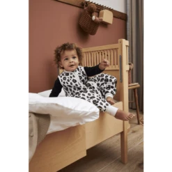 MEYCO Winterschlafsack Jumper Leopard Sand Melange -Geschäft Für Babyschlafsackzubehör meyco winterschlafsack jumper leopardsand melange a385538 3