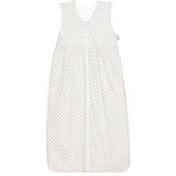 ODENWÄLDER Jersey Schlafsack Anni Check Soft Cookie 70cm - 130cm