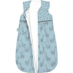 ODENWÄLDER Jersey-Schlafsack Anni Light Happy Giraffe Blue Pearl -Geschäft Für Babyschlafsackzubehör odenwaelder jersey schlafsack anni light happy giraffe blue pearl a415108 2