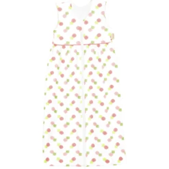 ODENWÄLDER Jersey Schlafsack Anni Pineapple Coral 70cm - 130cm