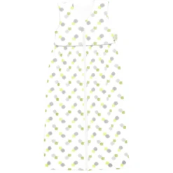 ODENWÄLDER Jersey Schlafsack Anni Pineapple Grey 70cm - 130cm