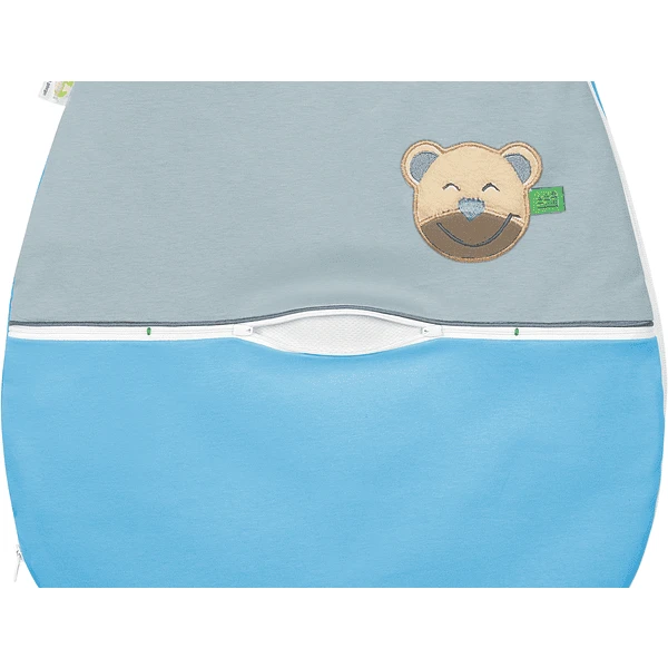 Odenwälder Jersey-Schlafsack "mucki AIR" Color-blocking Sky Blue 5 Odenwälder Jersey-Schlafsack "mucki AIR" Color-blocking Sky Blue – Bild 3