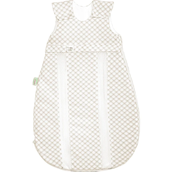 Odenwälder Jersey-Schlafsack Prima Klima Check Soft Cookie 60 Cm - 130 Cm 3 Odenwälder Jersey-Schlafsack Prima Klima Check Soft Cookie 60 Cm - 130 Cm