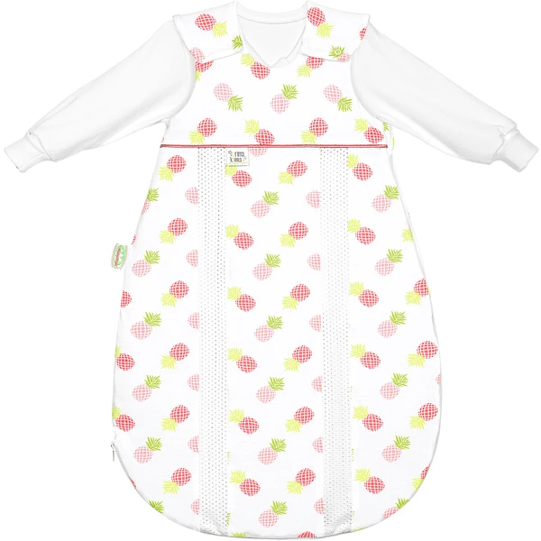 Odenwälder Jersey-Schlafsack Prima Klima Pineapple Coral 60 Cm - 130 Cm 4 Odenwälder Jersey-Schlafsack Prima Klima Pineapple Coral 60 Cm - 130 Cm – Bild 2