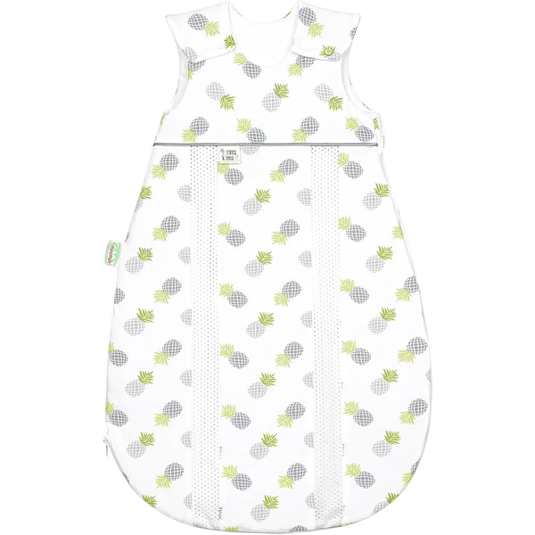 Odenwälder Jersey-Schlafsack Prima Klima Pineapple Grey 60 Cm - 130 Cm 3 Odenwälder Jersey-Schlafsack Prima Klima Pineapple Grey 60 Cm - 130 Cm