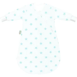 Odenwälder Jersey Unterzieh-Schlafsack BabyNest Stars Soft Mint