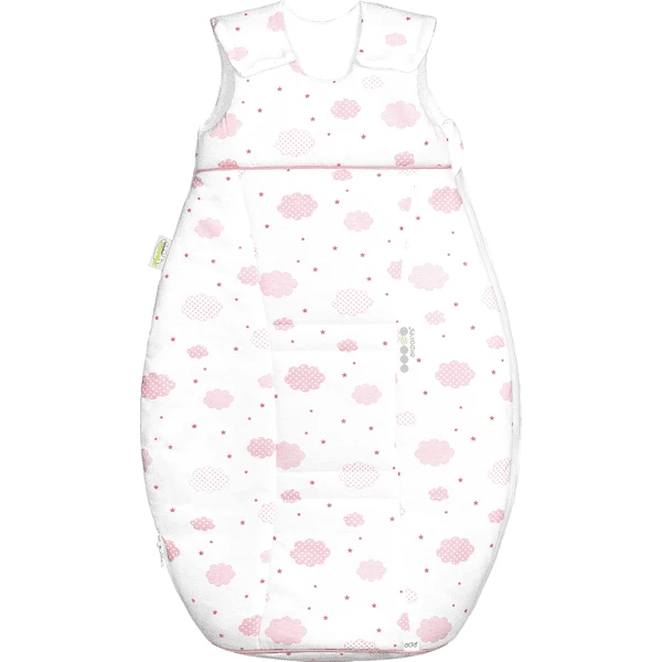Odenwälder Jerseyschlafsack Airpoints Cloudy Candy Pink 60cm - 110cm 3 Odenwälder Jerseyschlafsack Airpoints Cloudy Candy Pink 60cm - 110cm