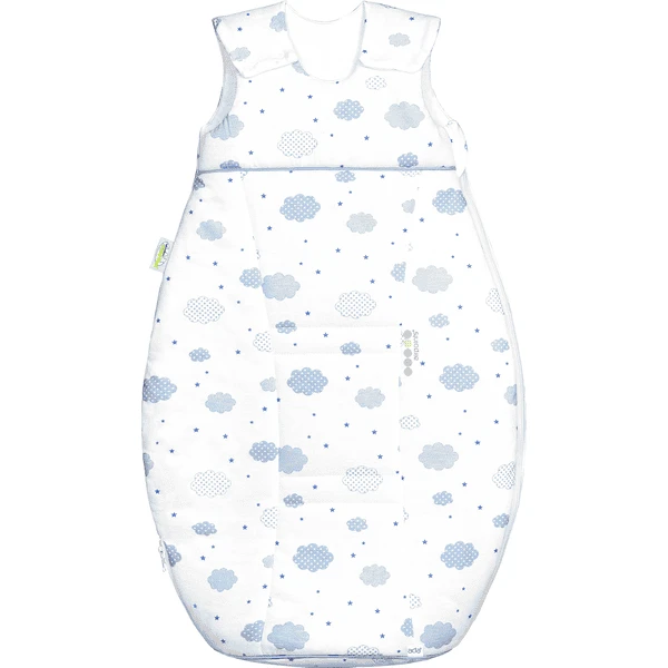 Odenwälder Jerseyschlafsack Airpoints Cloudy Cool Blue 60cm - 110cm 3 Odenwälder Jerseyschlafsack Airpoints Cloudy Cool Blue 60cm - 110cm