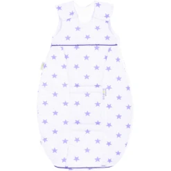 Odenwälder Jerseyschlafsack Airpoints Stars Soft Violett 60cm - 110cm
