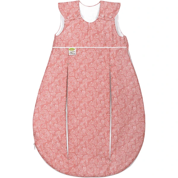 Odenwälder Primaklima Baumwoll-Schlafsack White Leaves Cranberry 3 Odenwälder Primaklima Baumwoll-Schlafsack White Leaves Cranberry