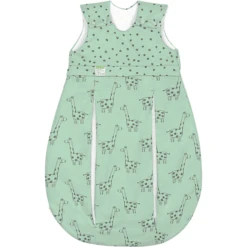 ODENWÄLDER Primaklima Jersey-Schlafsack Happy Giraffe Deep Forest
