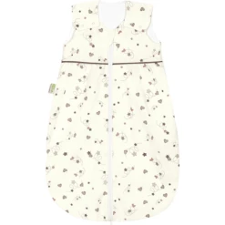 ODENWÄLDER Schlafsack "Anni Light" Looping Hearts Rust-brown