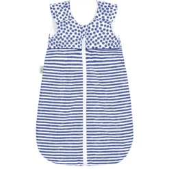 Odenwälder Schlafsack Anni Light Stripes Light Denim 70 Cm - 130 Cm