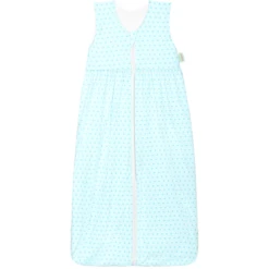 Odenwälder Schlafsack Jersey Anni Punkte Frozen Minze 70 - 130 Cm