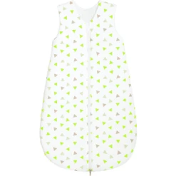 Odenwälder Schlafsack Jersey Dreiecke Limette 70 - 110 Cm