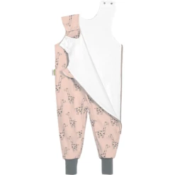 ODENWÄLDER Sommer-Schlafoverall Hopsi Happy Giraffe Powder Love -Geschäft Für Babyschlafsackzubehör odenwaelder sommer schlafoverall hopsi happy giraffe powder love a415487 2